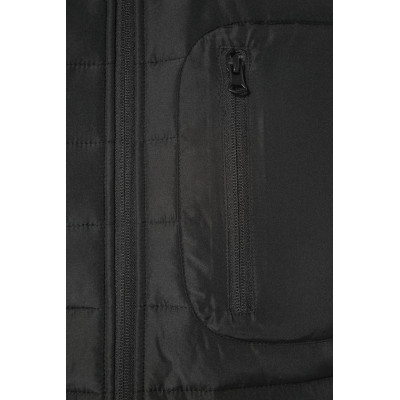 Men's bi-material padded jacket